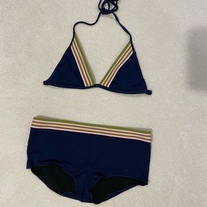 Lucky Brand Two Piece Swim Suit